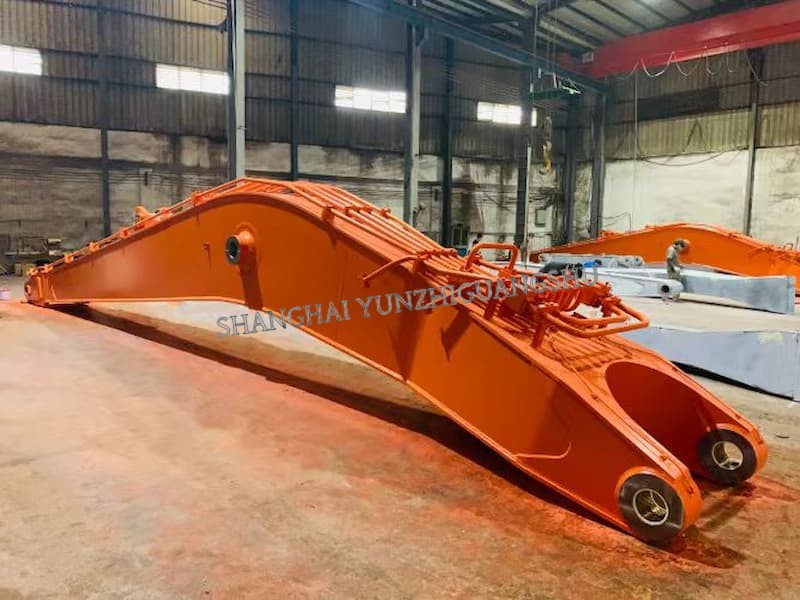 extended arm & boom BOY12 hydraulic long reach arm & boom BOY12 for 12ton excavator