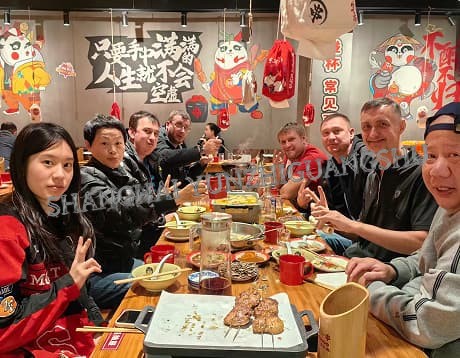 A Memorable Dinner Experience with Our Global Customers